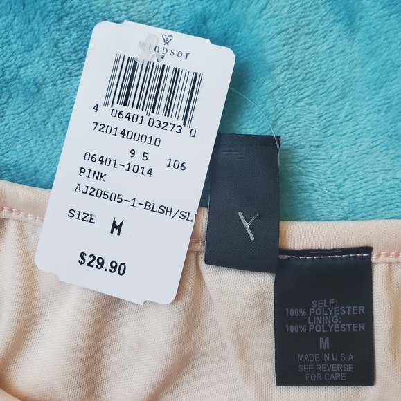 NWT Windsor Pink Blush Sparkle Mini Skirt - Picture 4 of 5